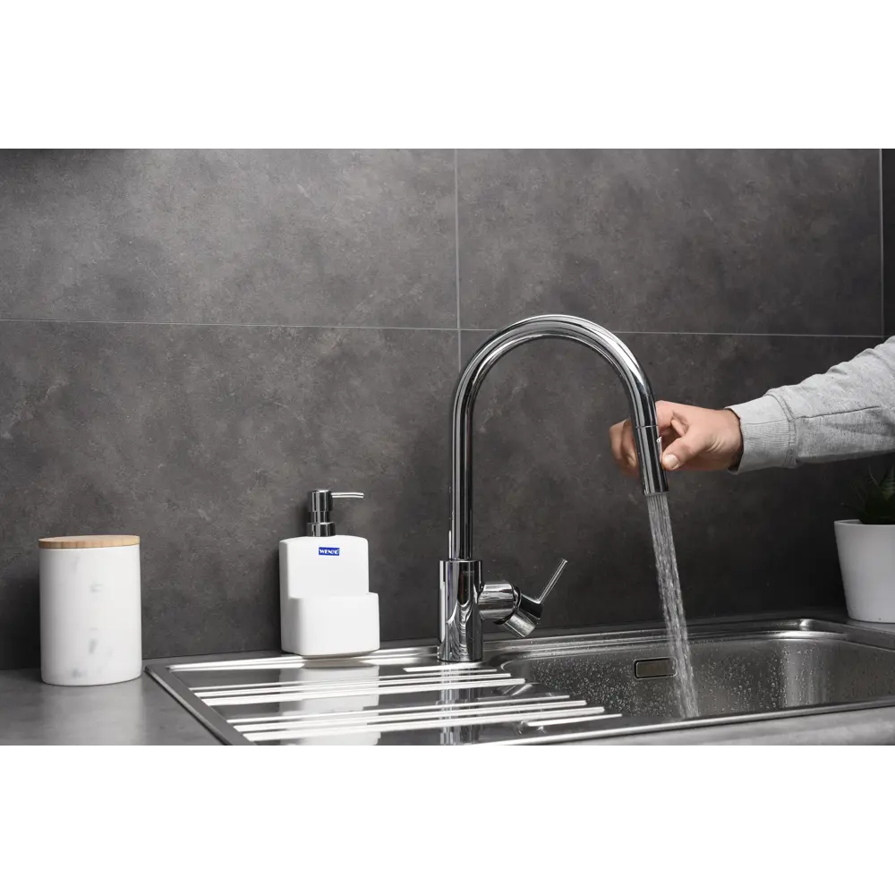 Смеситель для кухни GROHE Feel выдвижной, цвет хром Feel Clova STLM-2209415 - Вид №16