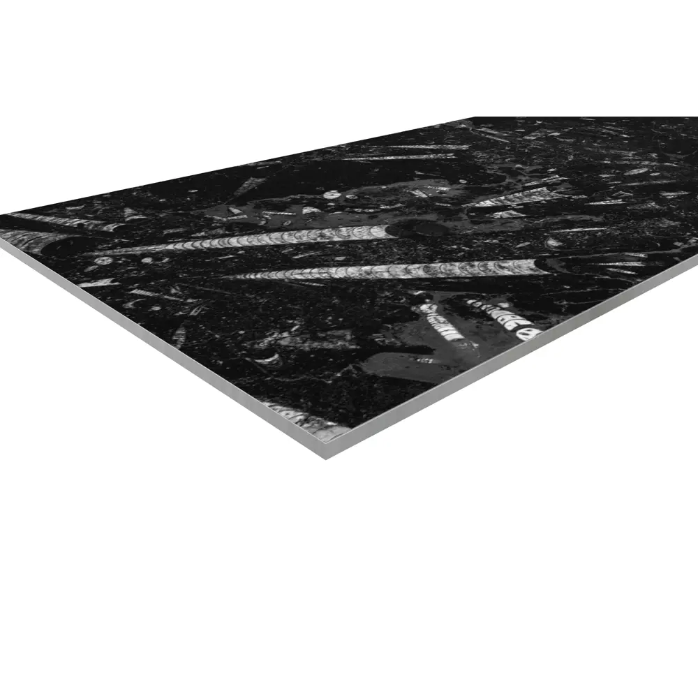 Стеновая панель Fossil Nero 300x0.4x60 см АКП цвет черный ALUMOART STLM-2064048