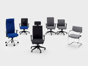 Ткань поворотный операционный офисный стул с колесами