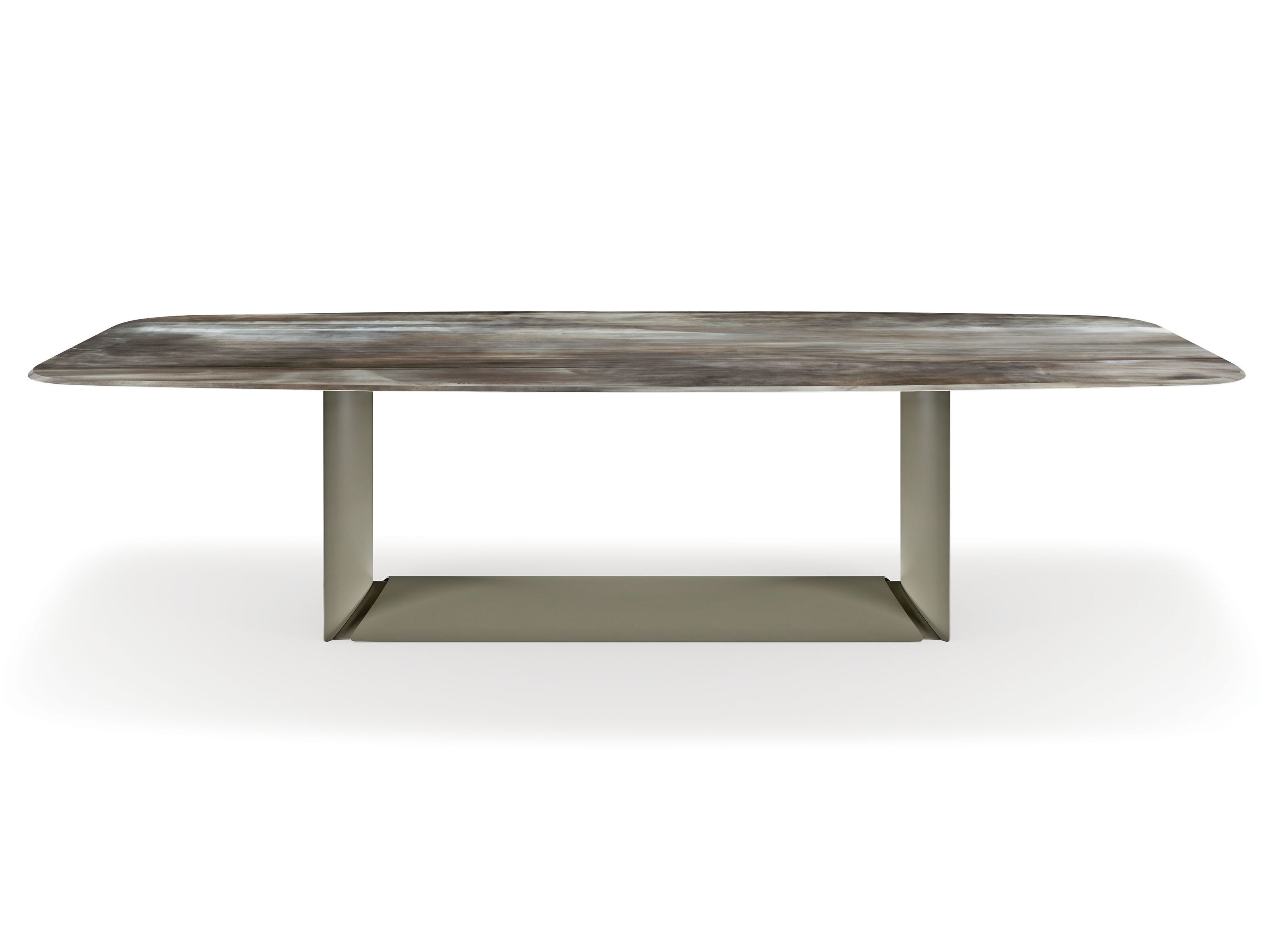 Стальной и хрустальный стол Cattelan italia DRAGON CRYSTALART ARCH-00063630