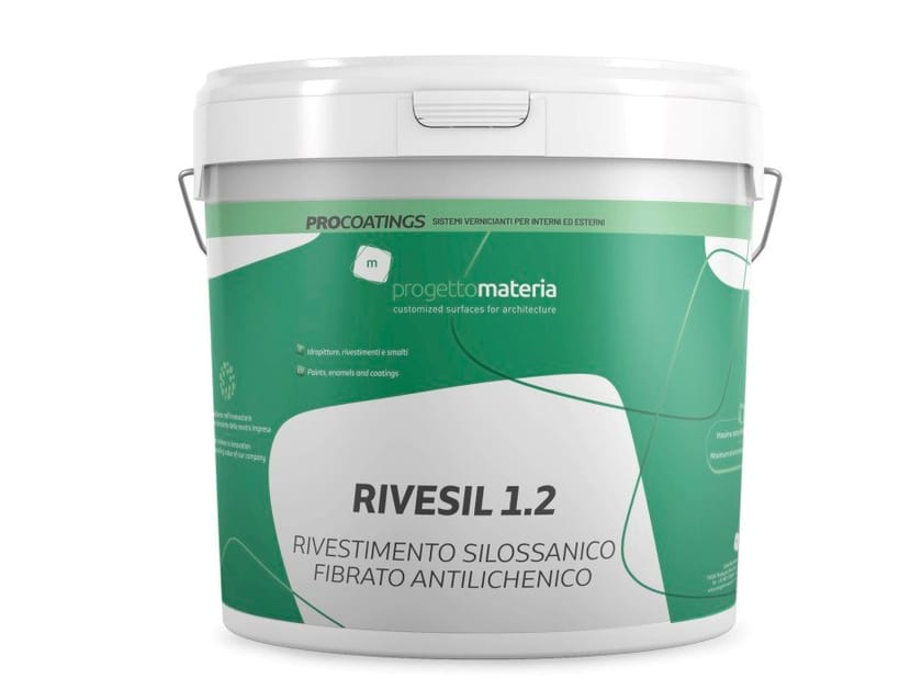 Антилихен фибрат силоксановое покрытие Progettomateria RIVESIL 1.2 ARCH-00070723