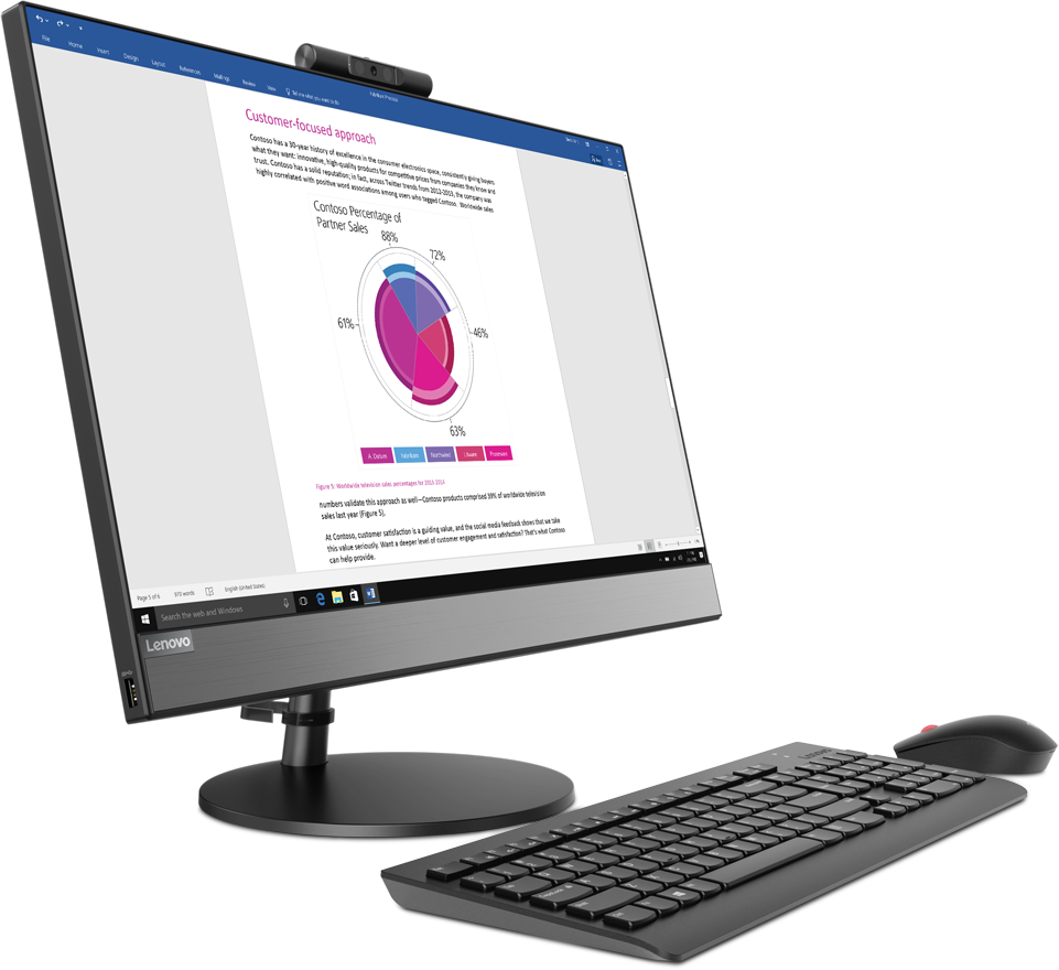 10UW00DSRU v530-24icb 23,8" i5-9400t 16gb 512gb_ssd_m.2 int. dvd±rw ac+bt usb kb&mouse w10_p64-rus 1y carry-in Lenovo Santreyd  - Вид №8