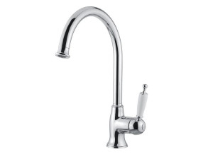 Смеситель для кухни из хромированной латуни