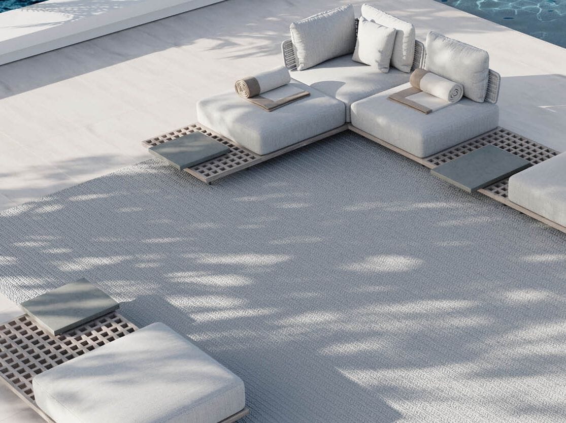 Открытый полипропилен ручной работы сплошной цвет ковер miinu AEROONE VOL. I ARCH-00129859 - Вид №1