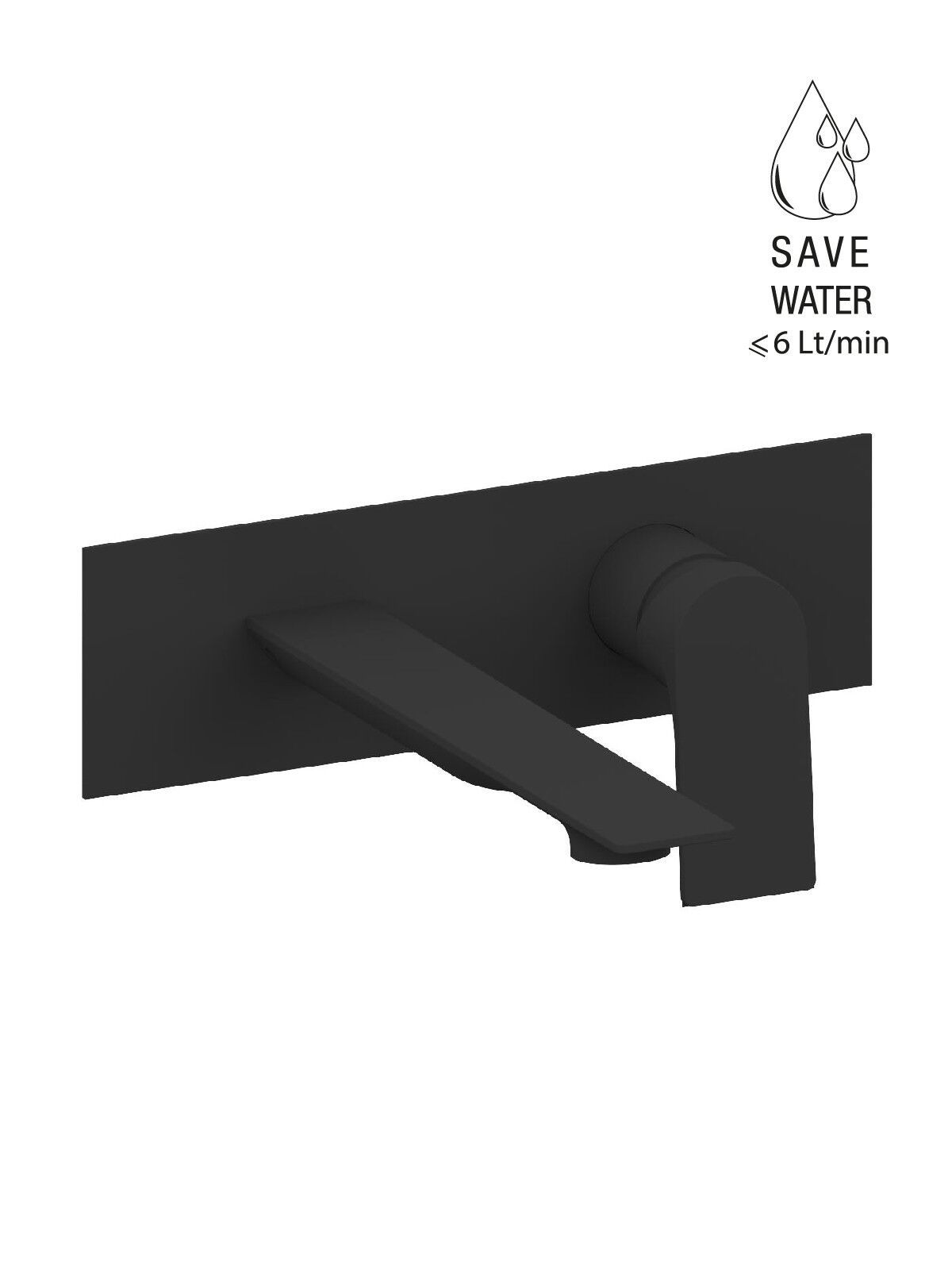 Настенный смеситель для раковины с ограничителем расхода Rubinetterie Frattini Нарцисс ARCH-00108385 - Вид №14