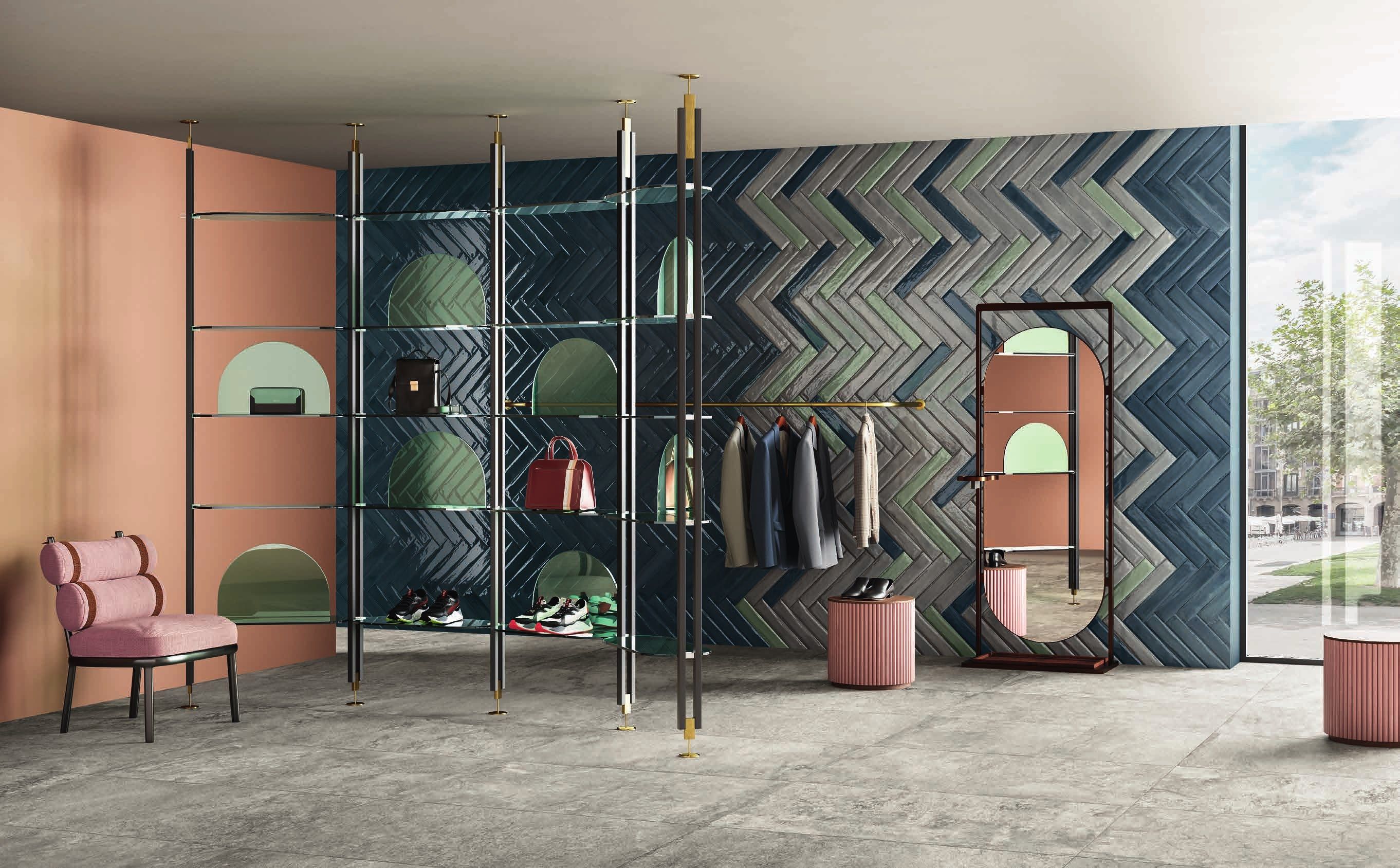 Напольное покрытие / Напольное покрытие из керамогранита для интерьера с эффектом камня CERAMICA DEL CONCA LAVAREDO ARCH-00135051 - Вид №14