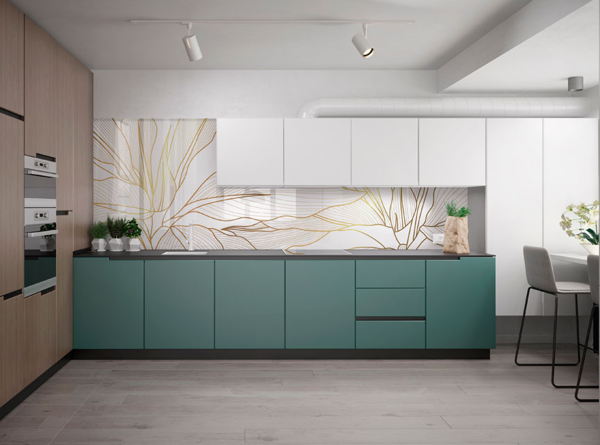 Стеновые панели - Голд флори LIGRON LIST52 2186 - Вид №2