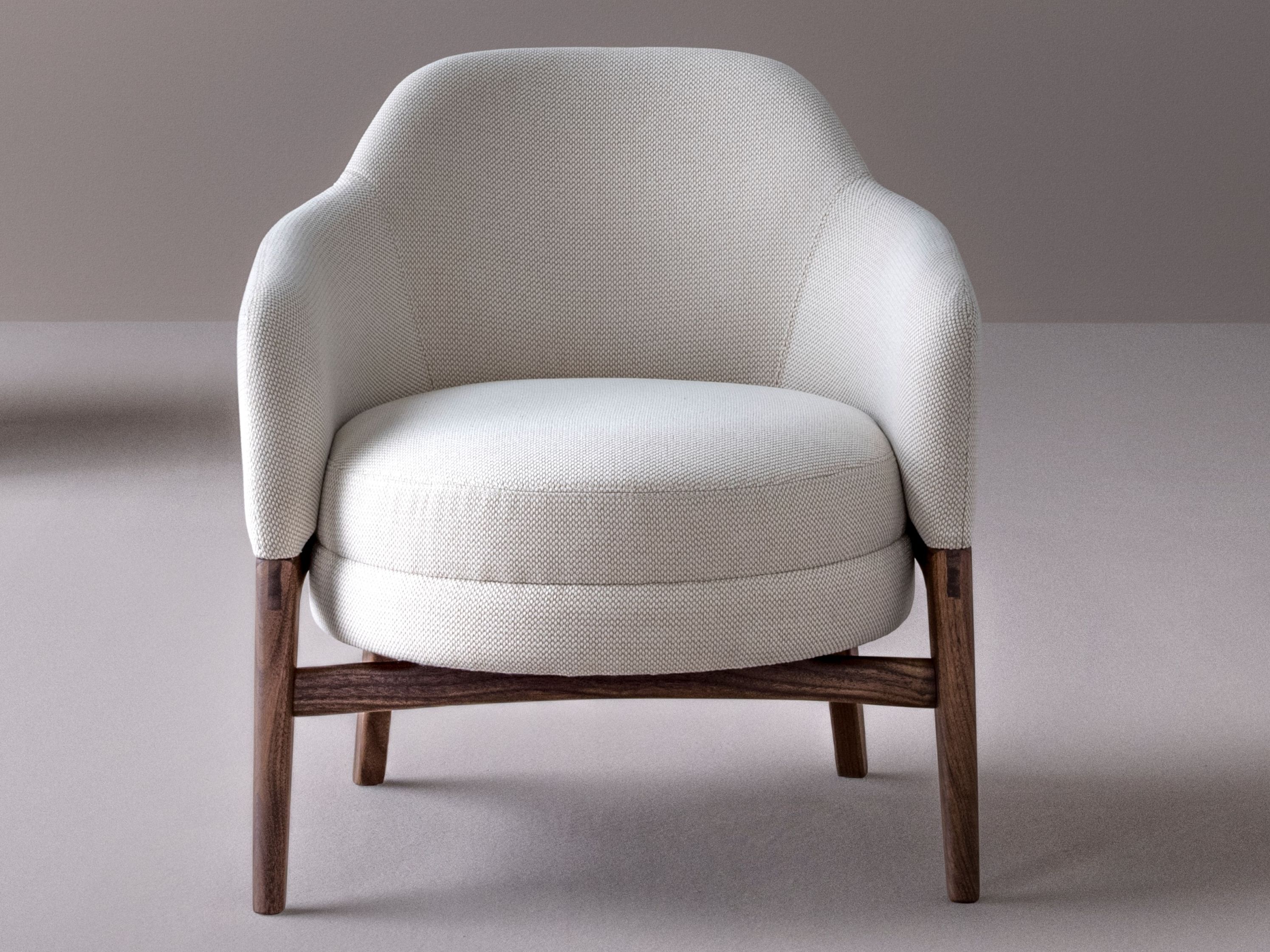 Тканевое кресло с подлокотниками PIAVAL MACARON-Contract ARCH-00095336