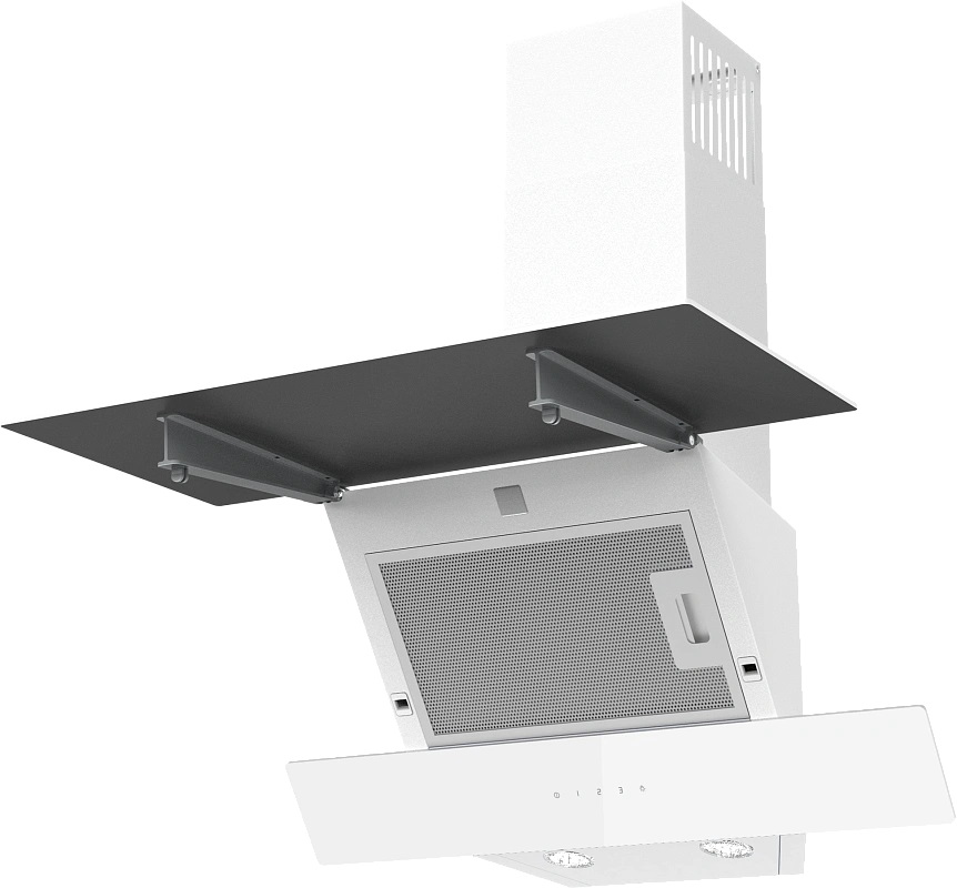 9973960 Вытяжка наклонная Darina SLIDE GD602W белый/белый STDN-0107844 - Вид №2