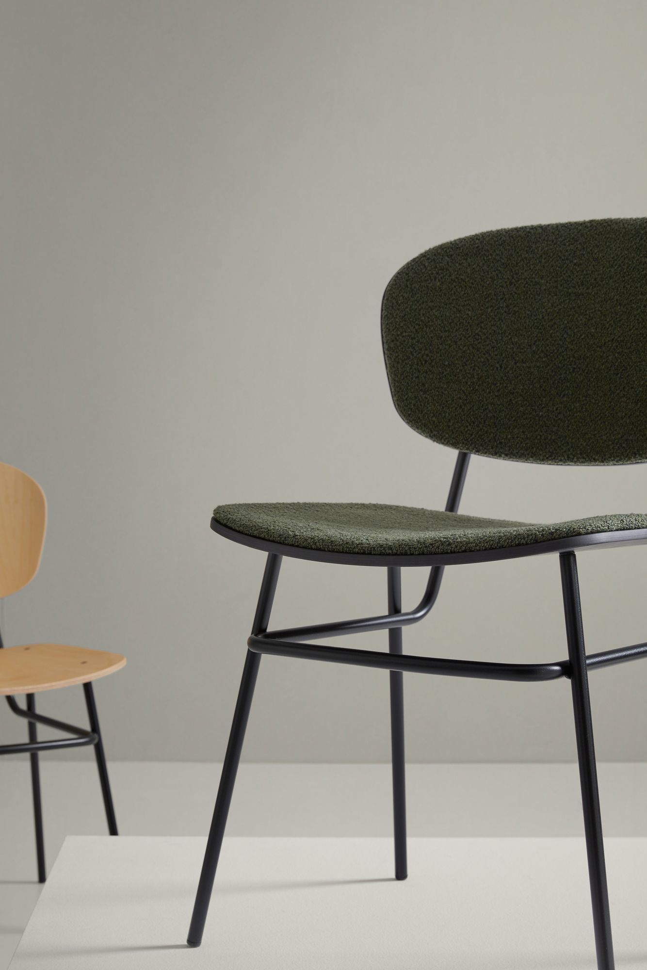 Стул из ясеня с мягким сиденьем Blasco&Vila Fosca ARCH-00003766 - Вид №4