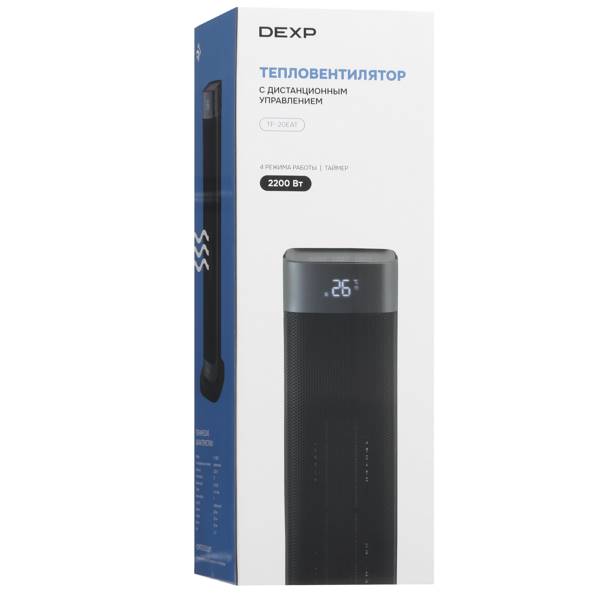 9121374 Тепловентилятор DEXP TF-20EAT STDN-0073771 - Вид №10