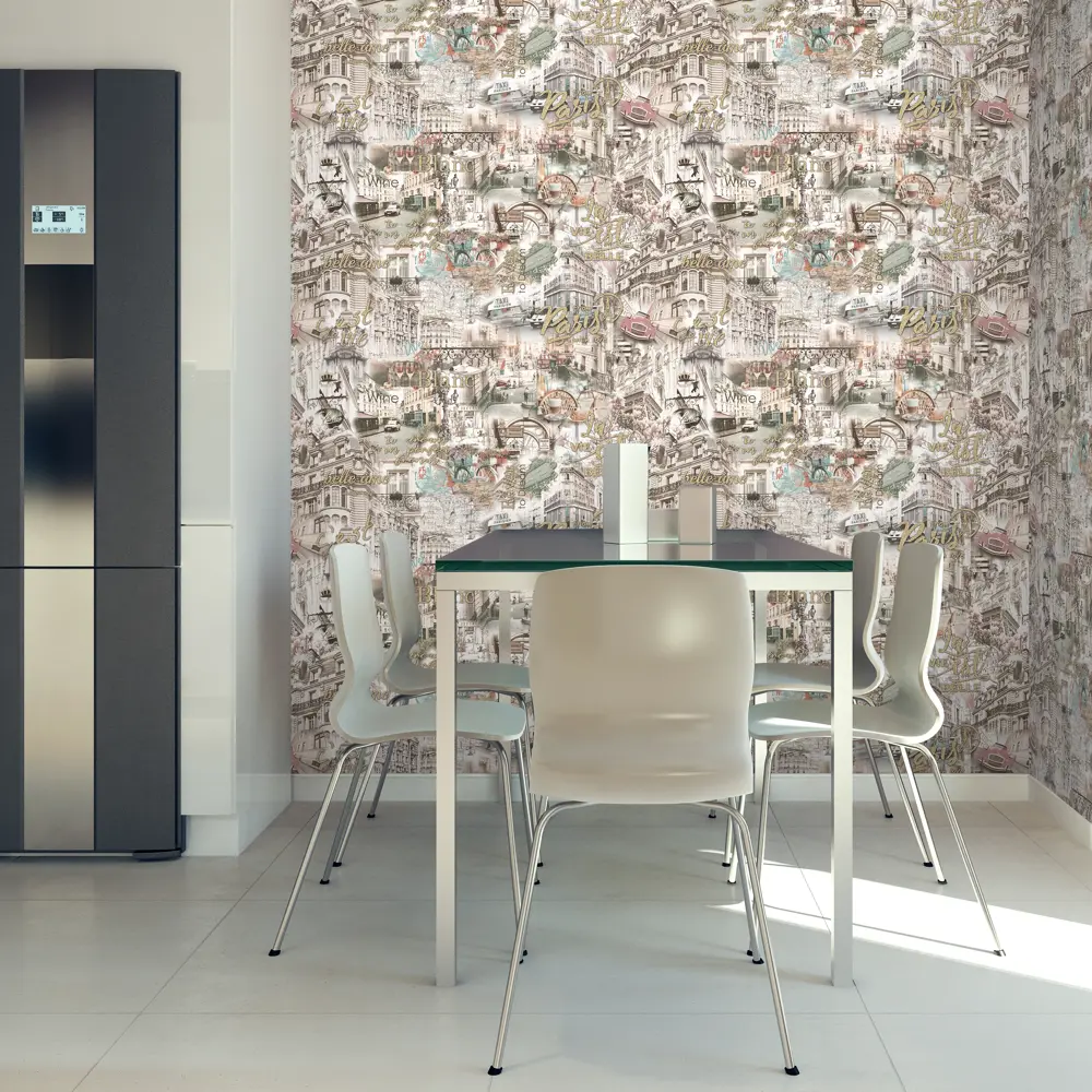 Обои флизелиновые Victoria Stenova Merci бежевые 1.06 м 889433 STLM-2112346 - Вид №2