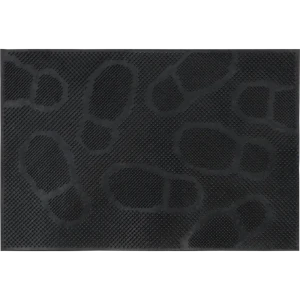 Коврик «Следы», 40x60 см, резина, цвет чёрный