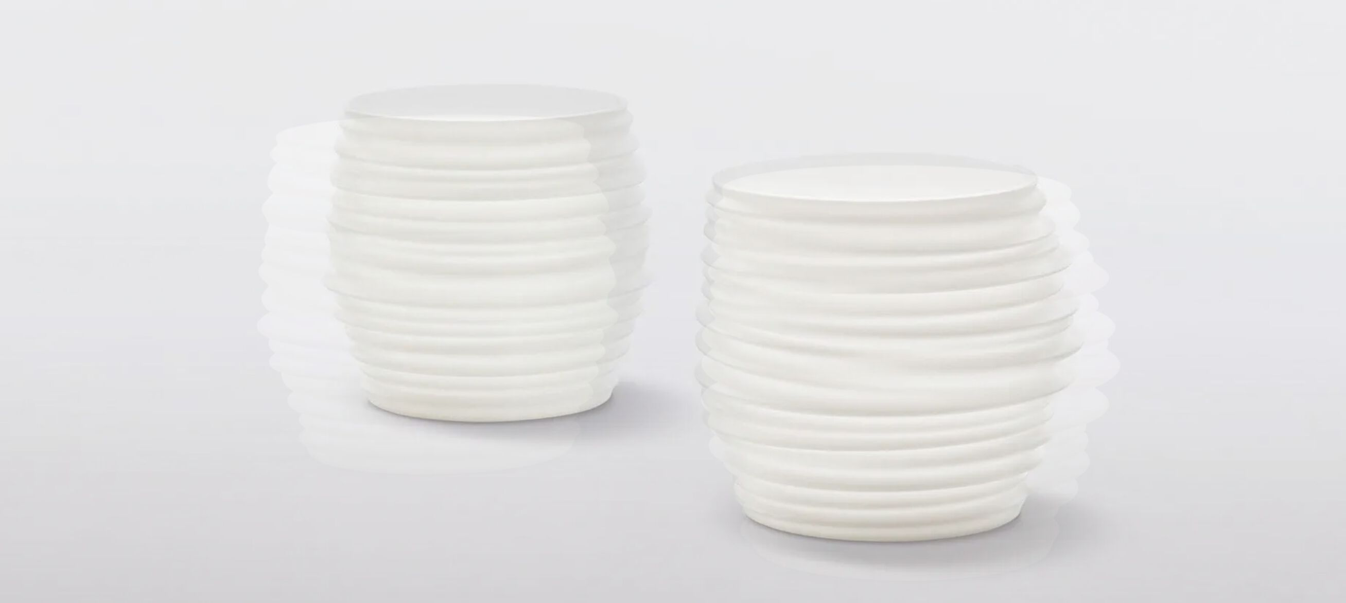 Полиэтилен круглый светящийся садовый столик DEDON Вавилон ARCH-00131038 - Вид №2