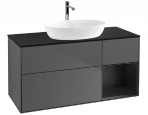 Villeroy&Boch Тумба под раковину Прямоугольная версия FA72PDGK Finion Anthracite Matt Lacquer