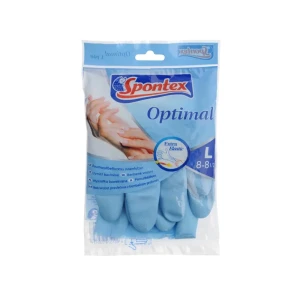 Перчатки Spontex Optimal хлопковые со вставкой, разм. L