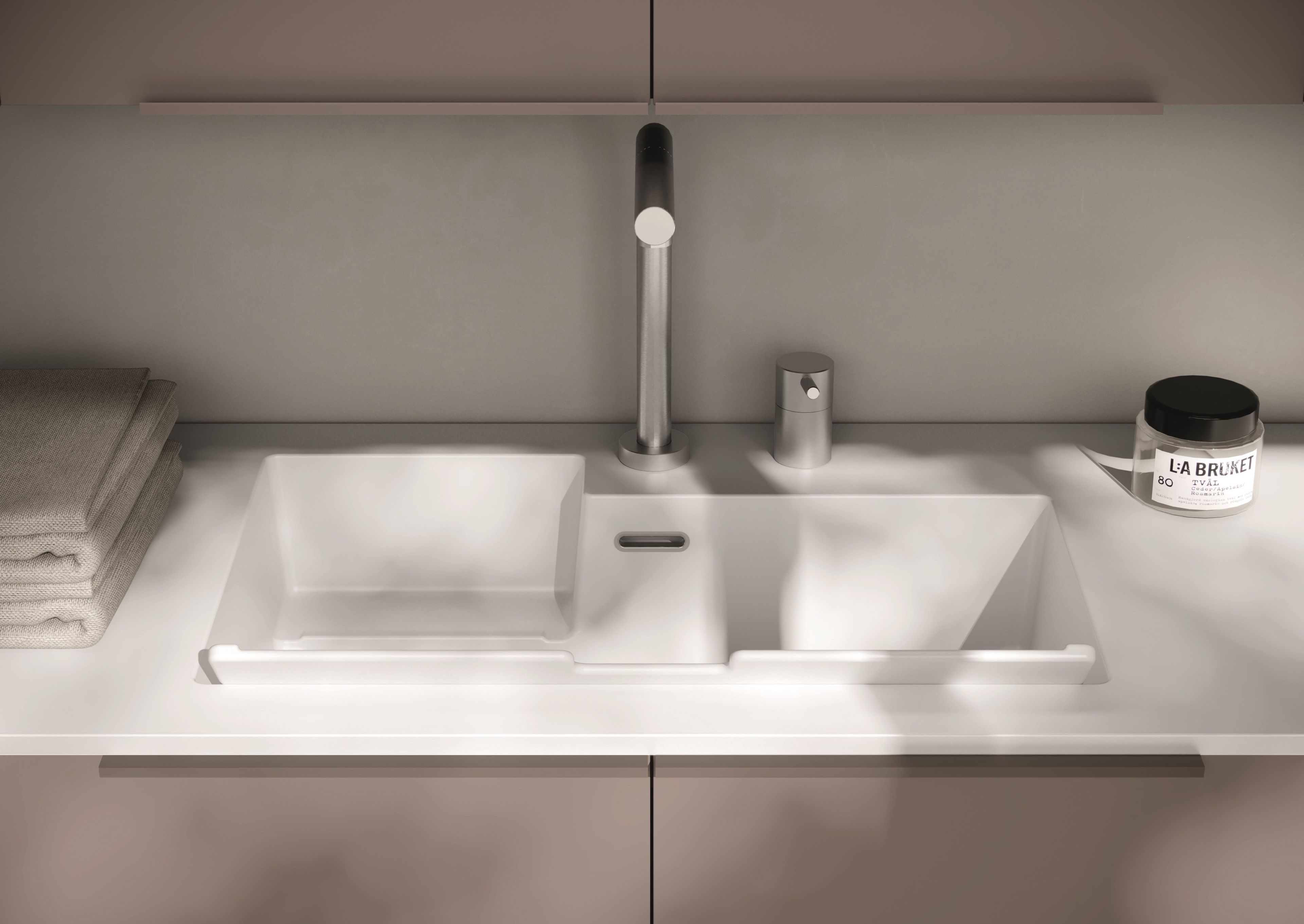 Модульный шкаф для белья Ideagroup пространство-время ARCH-00126832 - Вид №2