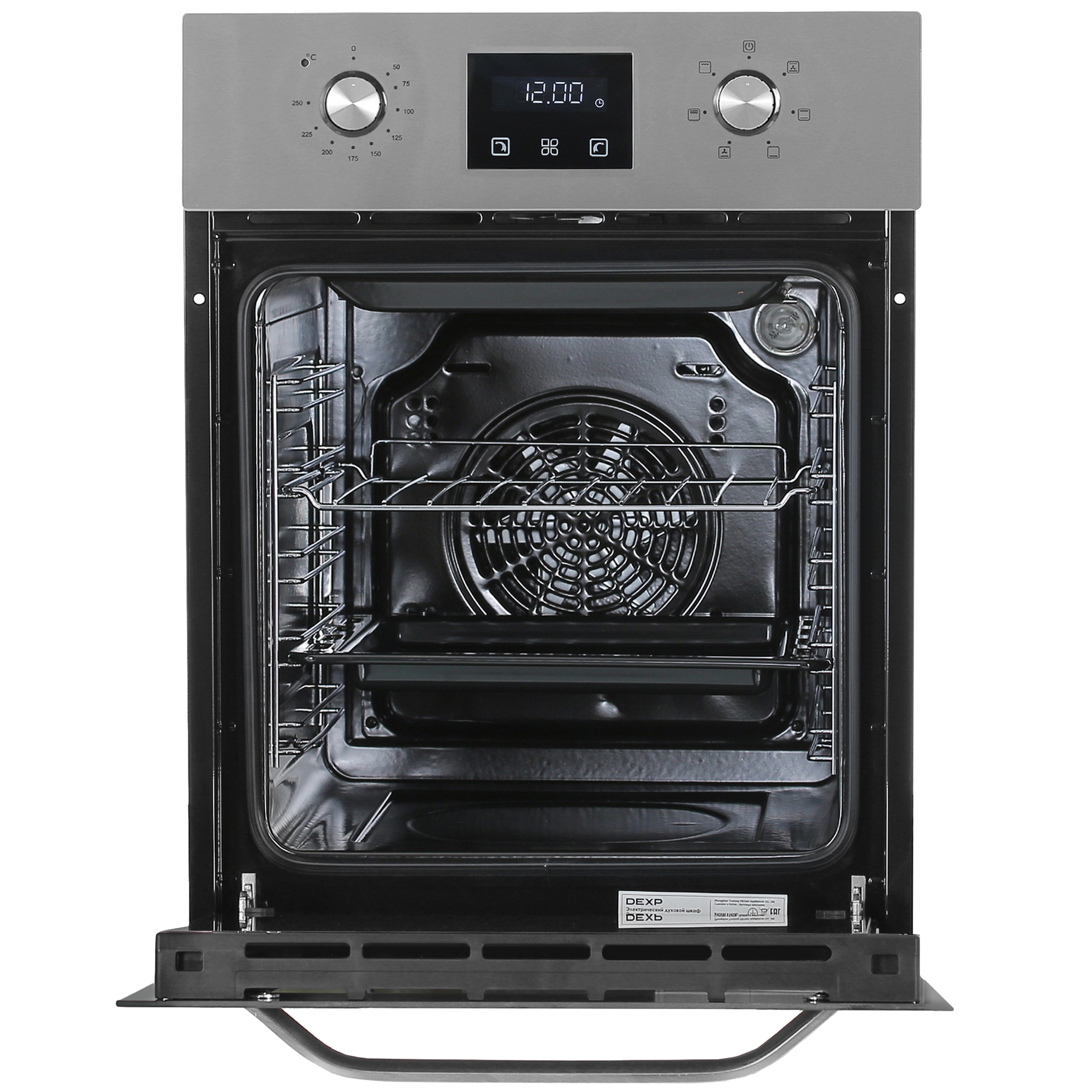 9047522 Электрический духовой шкаф DEXP 1YLO45DS серебристый STDN-0067699 - Вид №7