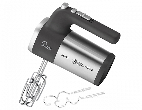 5352326 Миксер VIXTER VHM-5230 серебристый STDN-0119393