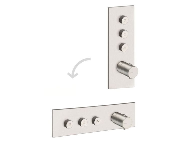 Встраиваемый термостатический смеситель для душа / ванны с 4 отверстиями CRISTINA Rubinetterie Термостатические смесители-Inox collection ARCH-00079222