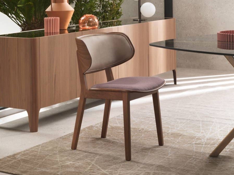 Деревянный мягкий стул RIFLESSI GISELE ARCH-00043580 - Вид №1