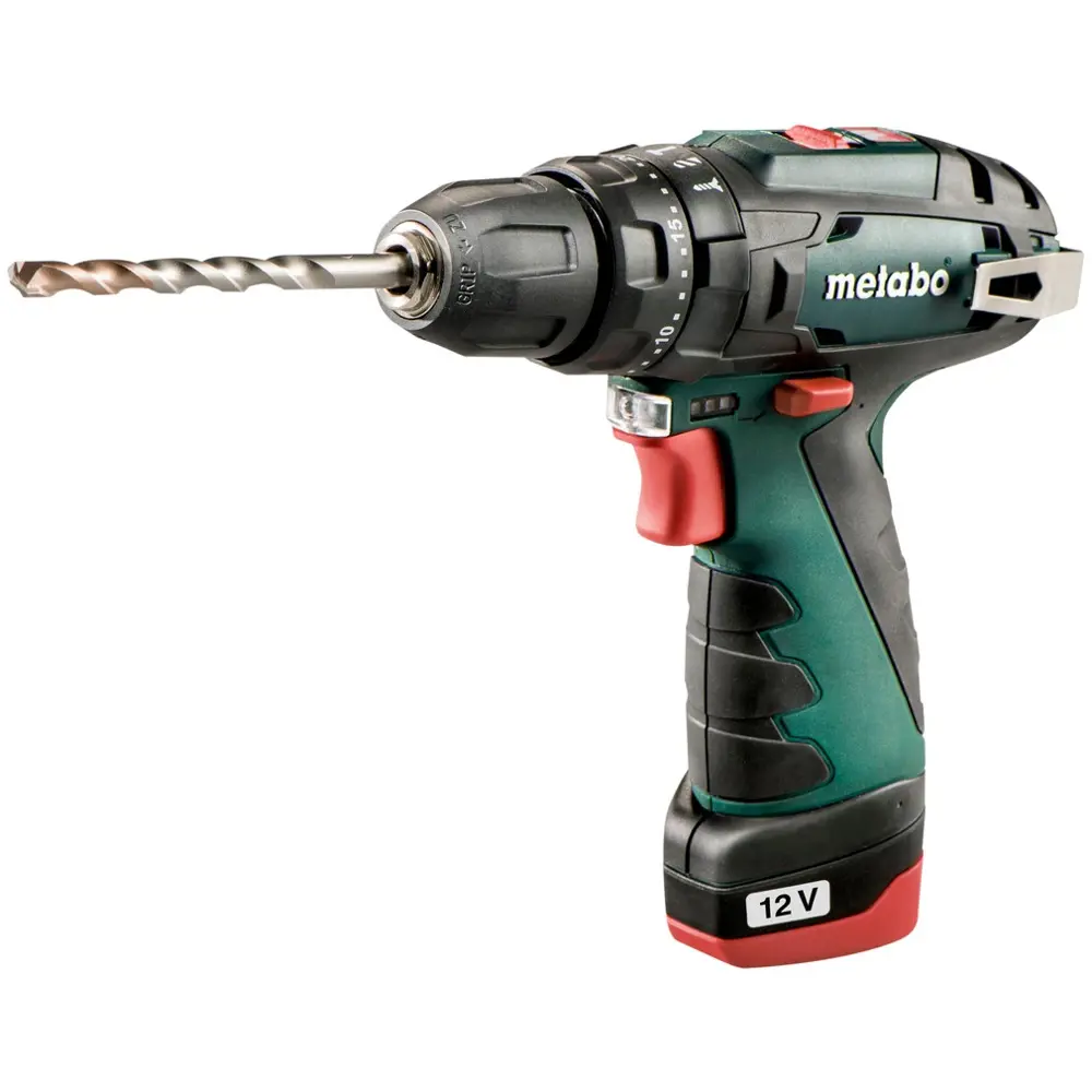 Дрель-шуруповерт аккумуляторная ударная Metabo PowerMaxx SB 600385500, 12 В Li-ion 2x2 Ач STLM-2033695 - Вид №3