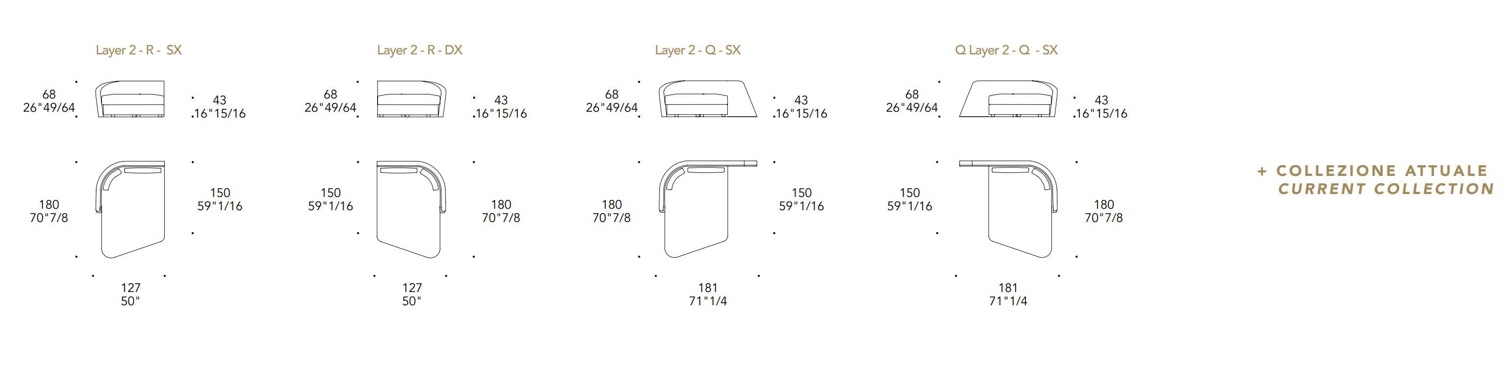 Тканевый диван с полуостровом REFLEX Stratum ARCH-00075099 - Вид №2