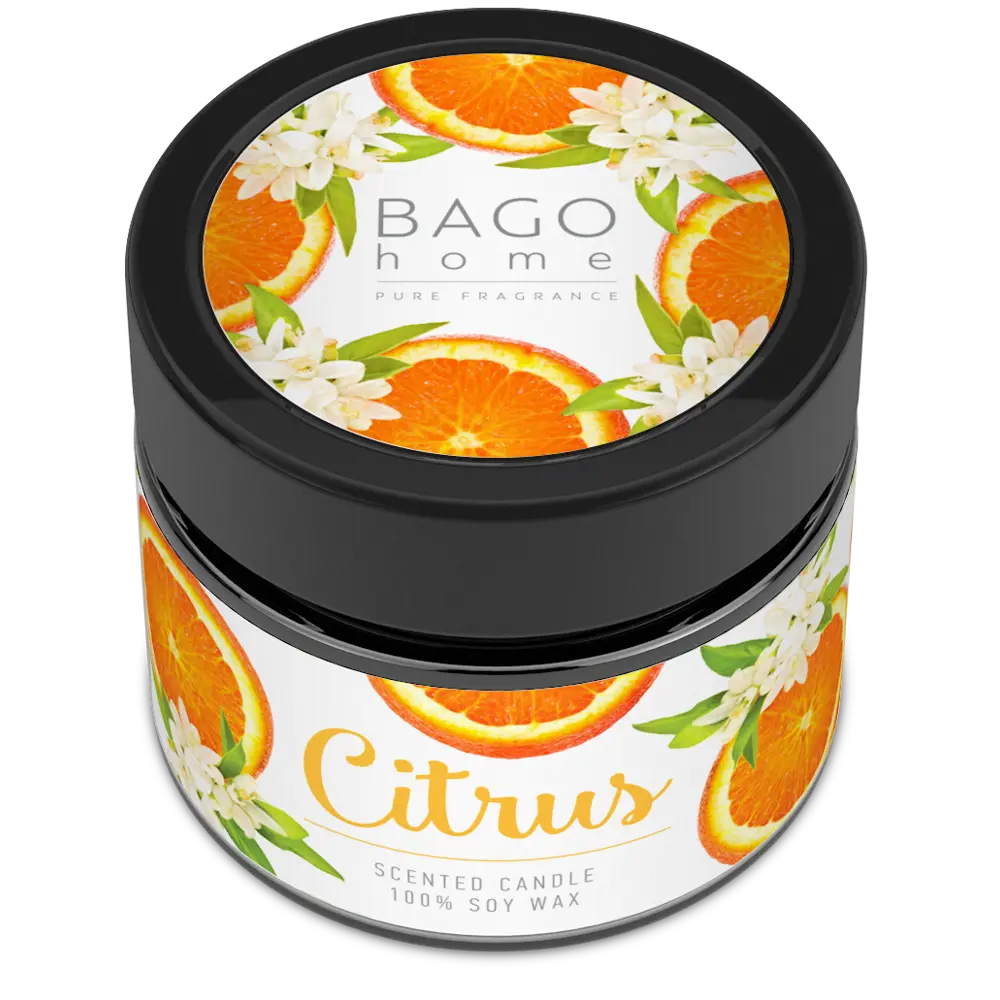 Свеча ароматизированная Цитрус цвет мультиколор 5.8 см Bago home STLM-2186658 - Вид №1