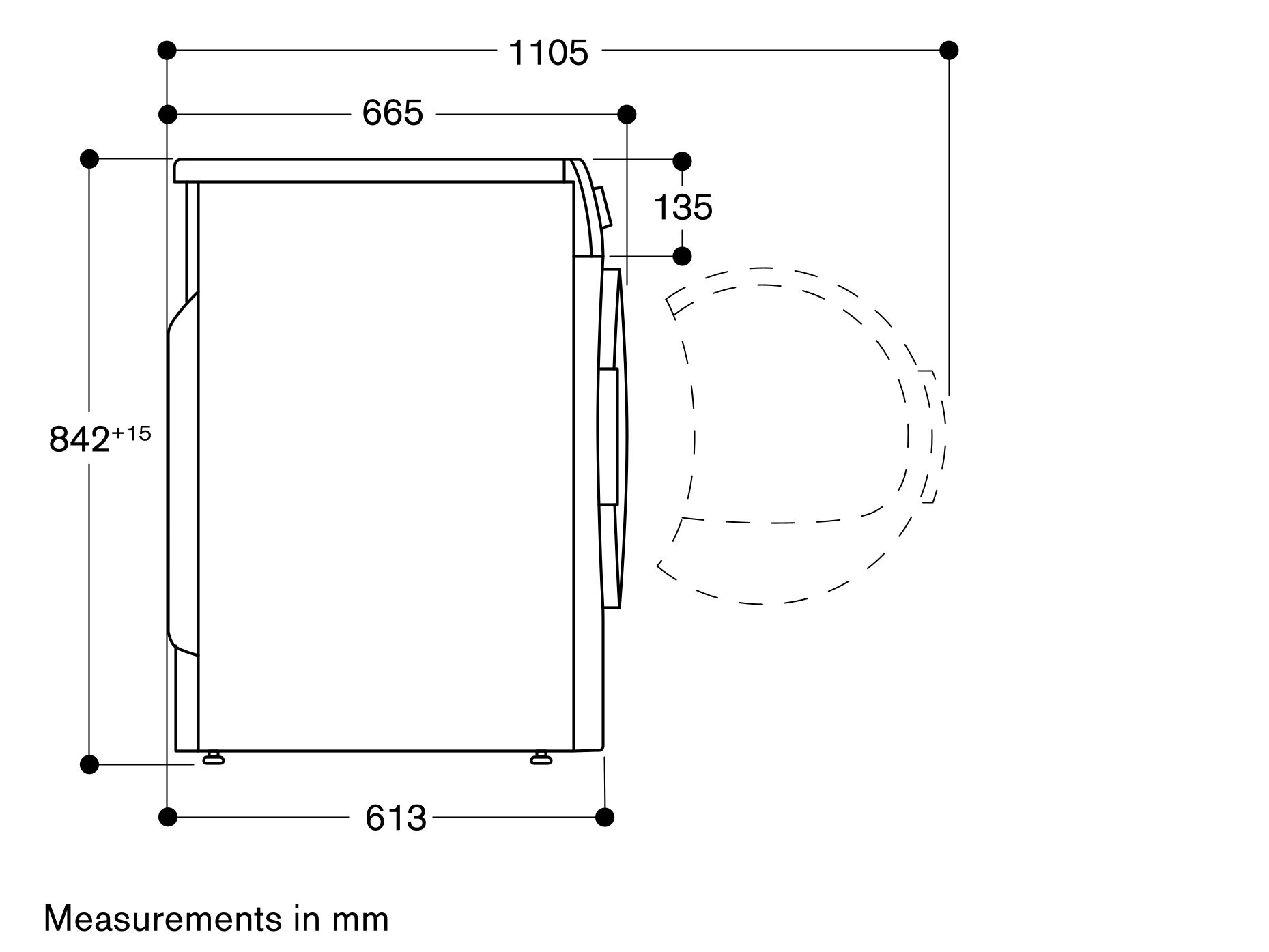 Встраиваемая сушилка 9 кг GAGGENAU серия 200 ARCH-00063878 - Вид №5