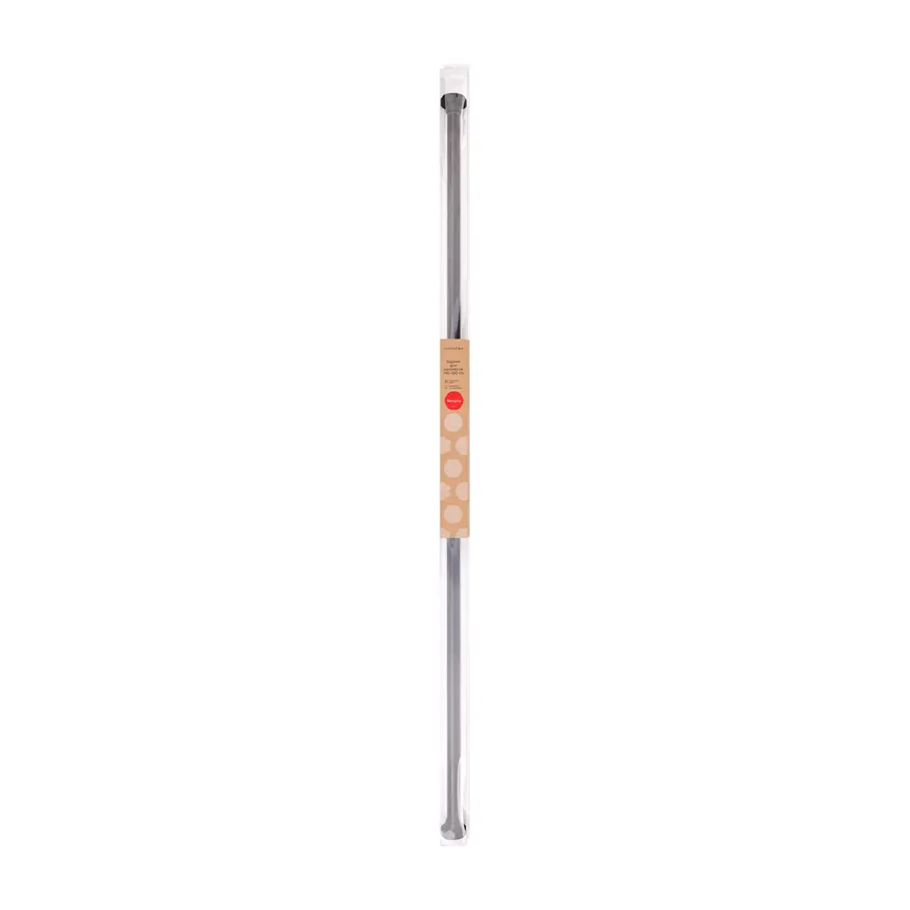 Карниз для ванной MOROSHKA Memphis - регулируемый черный стальной 89383182 STLM-1526429 - Вид №2