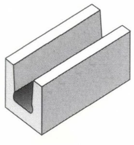 Gruppo CIVA Вибропрессованный бетонный блок Standard