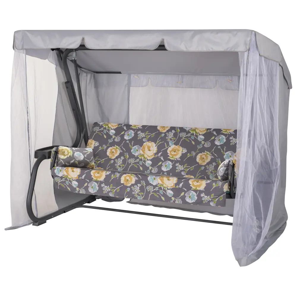 Качели садовые Удачная мебель Кения A54A.528 3-х местные (до 350 кг) нет STLM-2067993