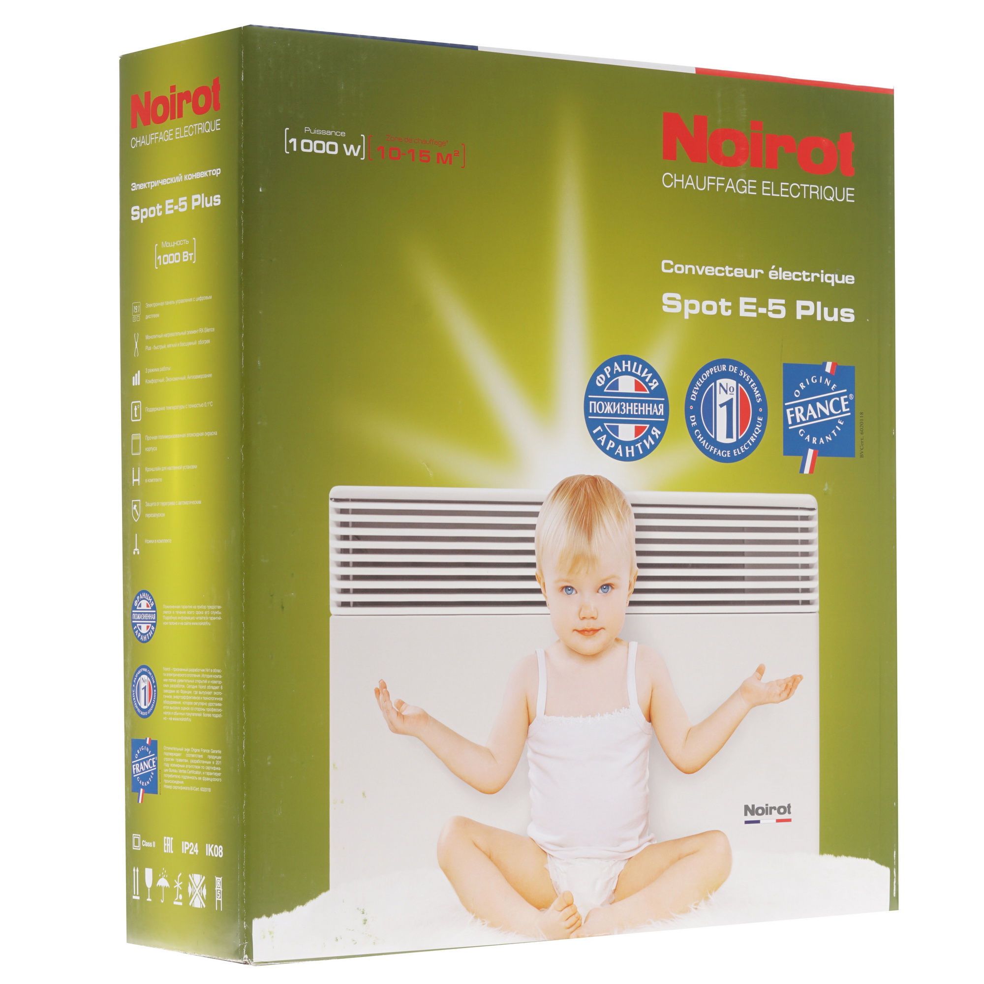 8153810 Конвектор Noirot Spot E-5 Plus 1000 STDN-0090833 - Вид №5