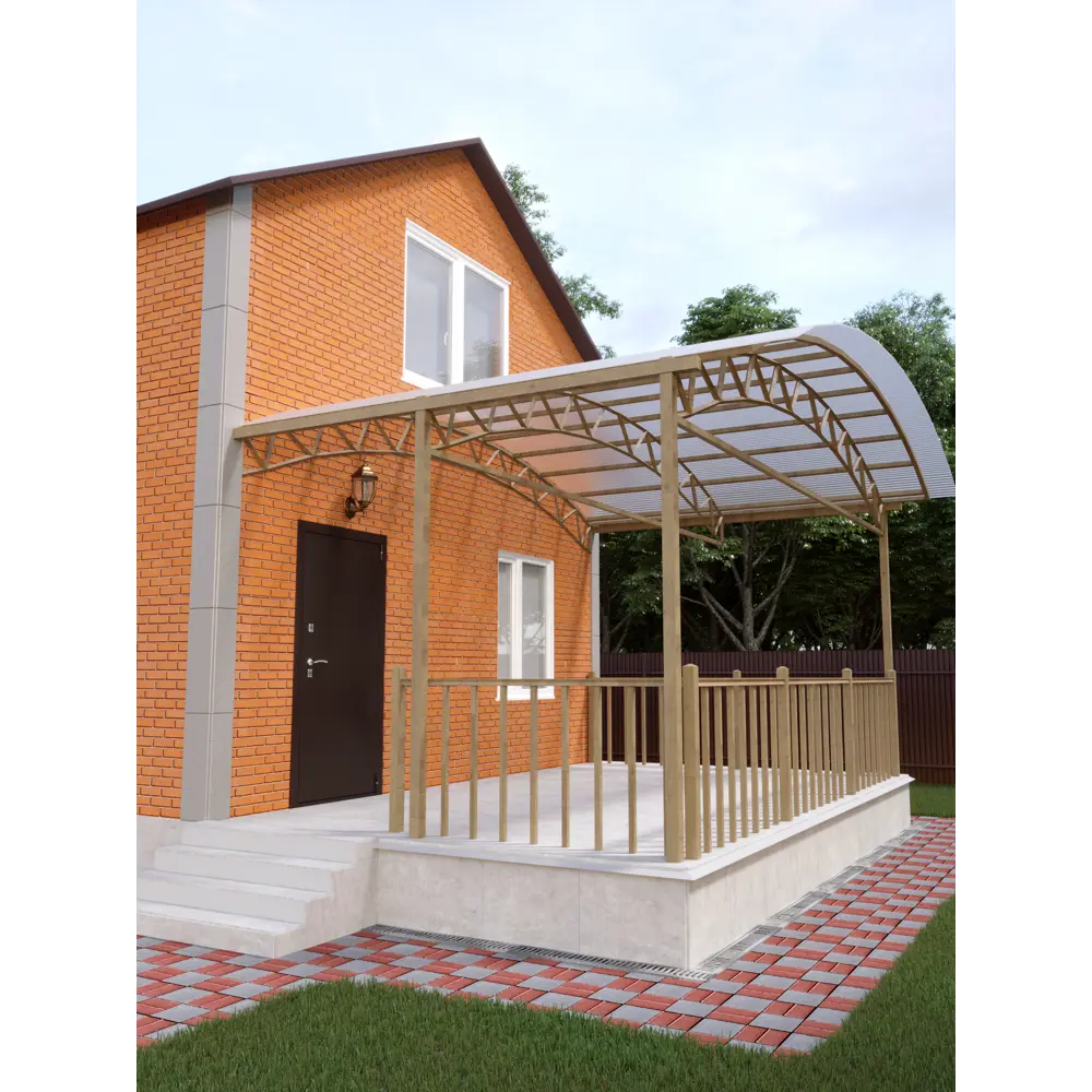 Santreyd Сотовый поликарбонат 6 мм для навесов и теплиц 13104976 STLM-0002785 - Вид №1