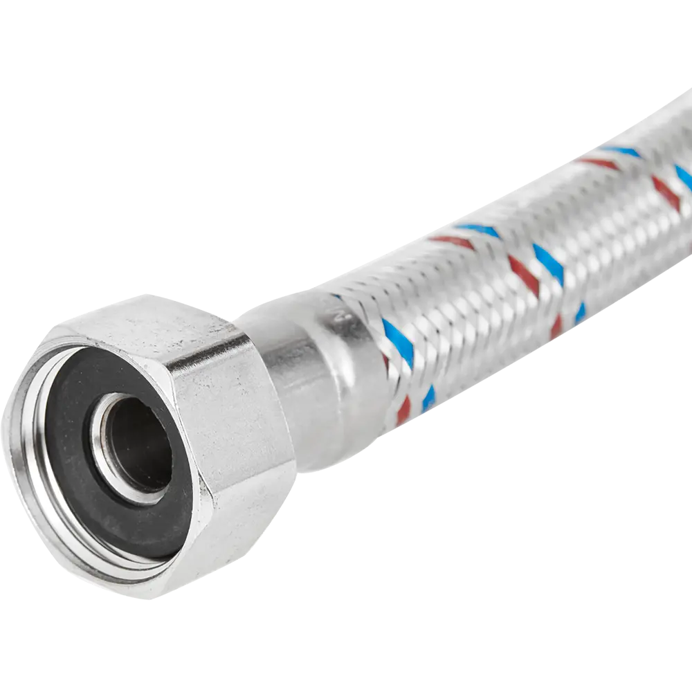 Гибкая подводка для воды ДТРД 3/4" гайка угловая - гайка 150 см STLM-2001438 - Вид №4