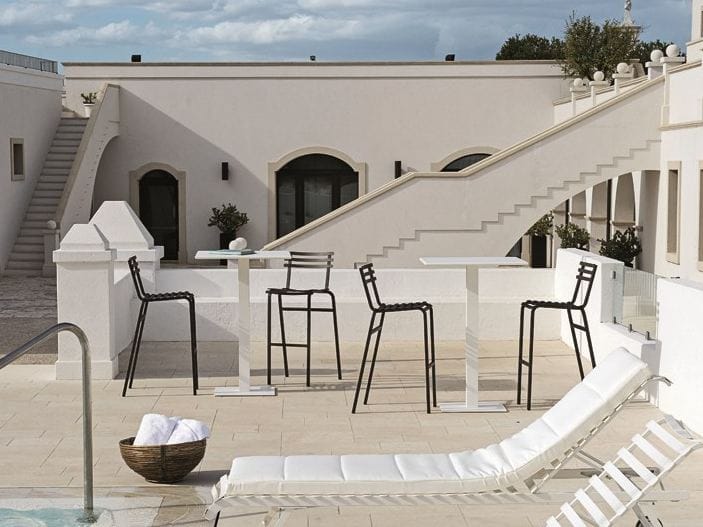 Металлический штабелируемый садовый стул Ethimo ARCH-00056757 - Вид №6