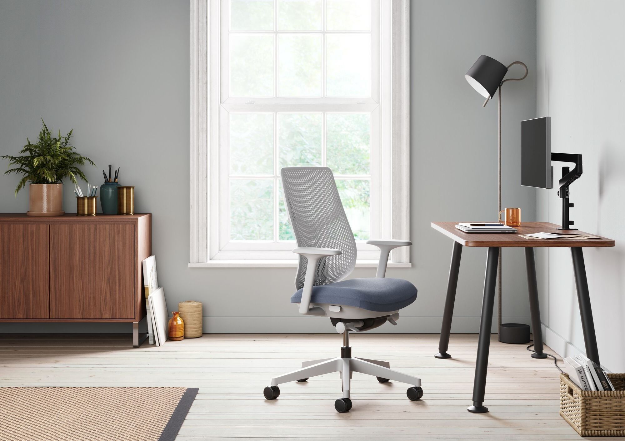 5 спиц смолы регулируемая высота операционный стул офиса Herman Miller VERUS ARCH-00051200 - Вид №10