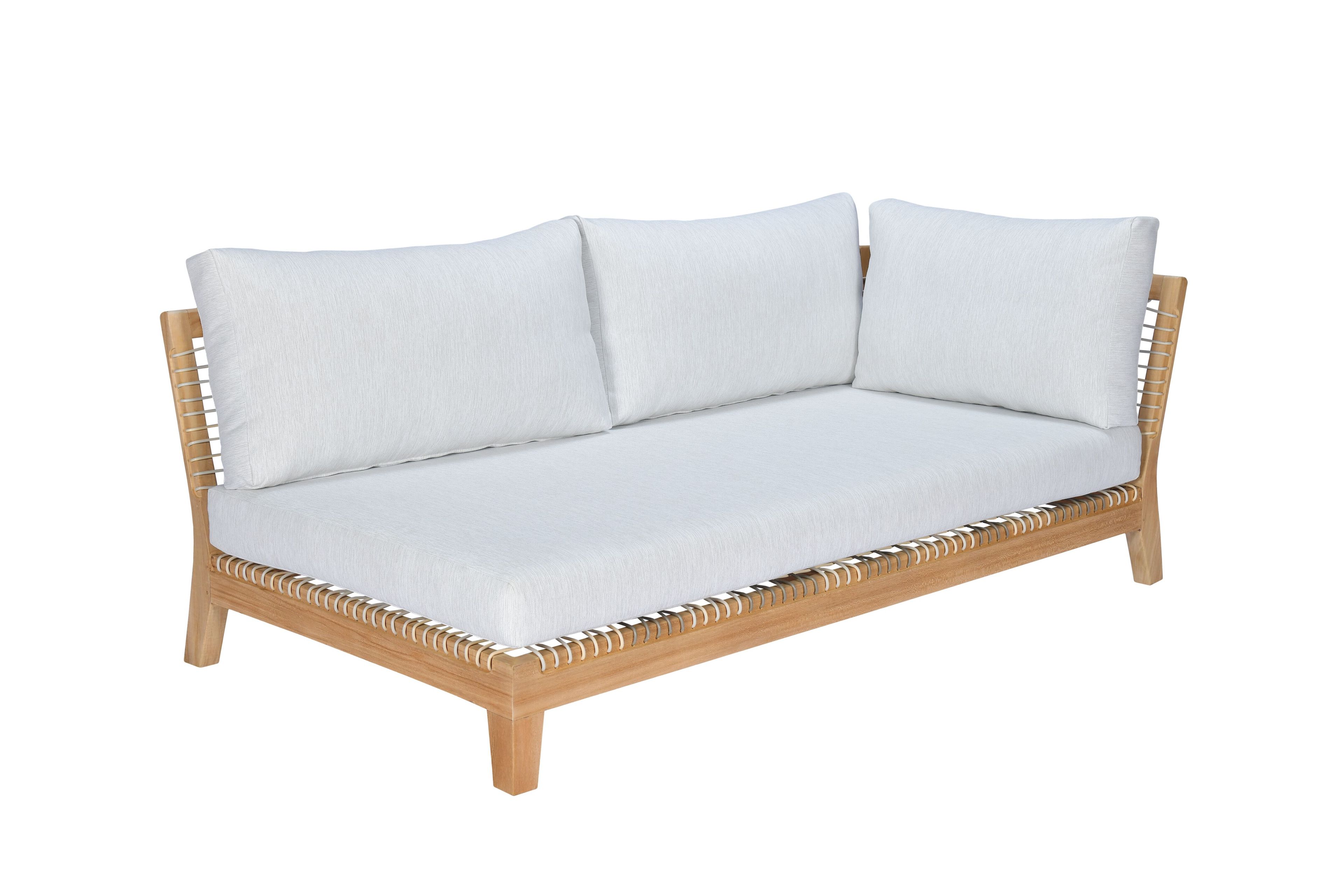 Правый / левый модуль для секционного дивана из тикового дерева cbdesign Венская модульная ARCH-00096006 - Вид №34