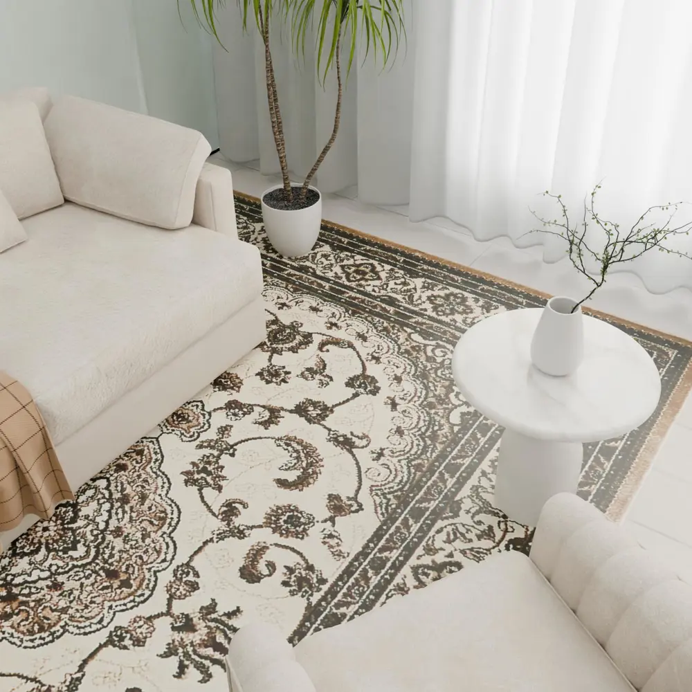 Ковер Santreyd Sahara 250x350 бежевый с ворсом 8 мм 89348885 STLM-1047373