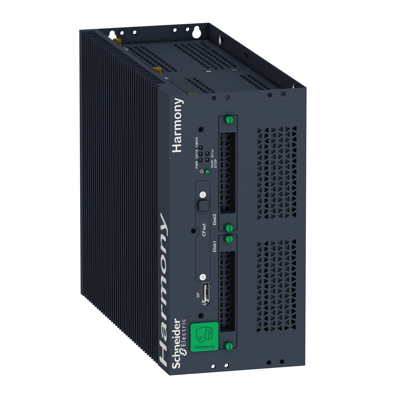 HMIBMUSI29D4801 Пром. компьютер, SSD,DC, Win8.1, 4 слота Schneider Electric Промышленные компьютеры 