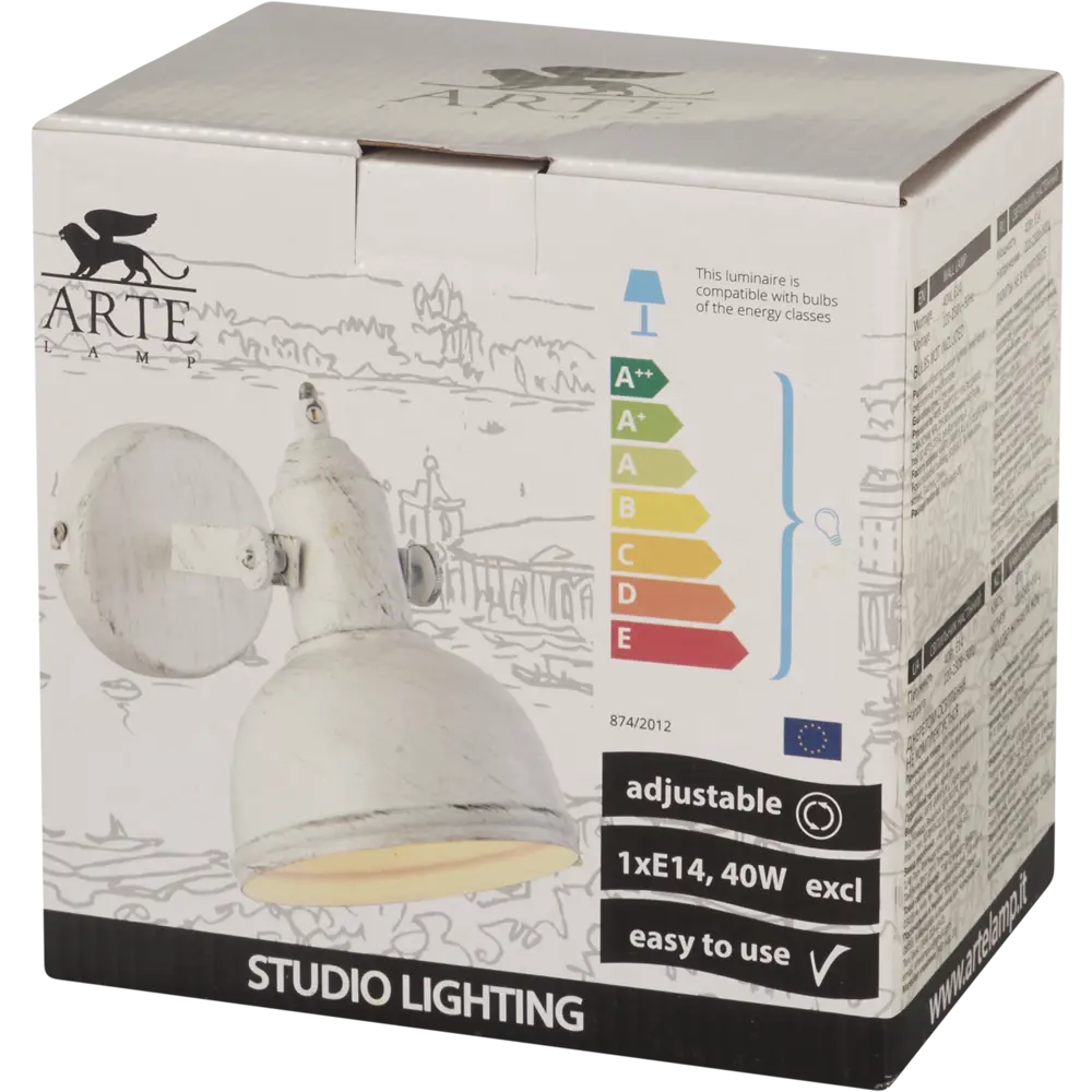 Спот Martin 1xE14x40 Вт, металл, цвет коричневый Arte Lamp STLM-2067414 - Вид №5