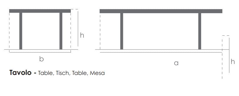 Квадратный садовый стол из спеченного камня и алюминия BIZZOTTO Gerald ARCH-00143921 - Вид №14