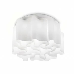 Дизайнерская потолочная люстра Ideal Lux Compo PL10 белая IDEAL LUX ДИЗАЙНЕРСКИЕ 109016 Белый