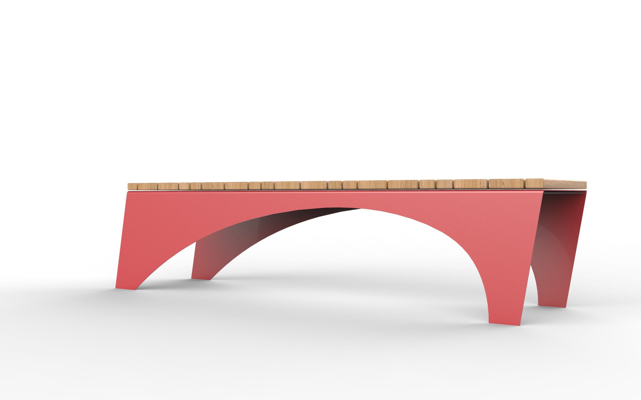 Стальная и деревянная скамья без спинки CITYSì FRISONE ARCH-00035404 - Вид №2