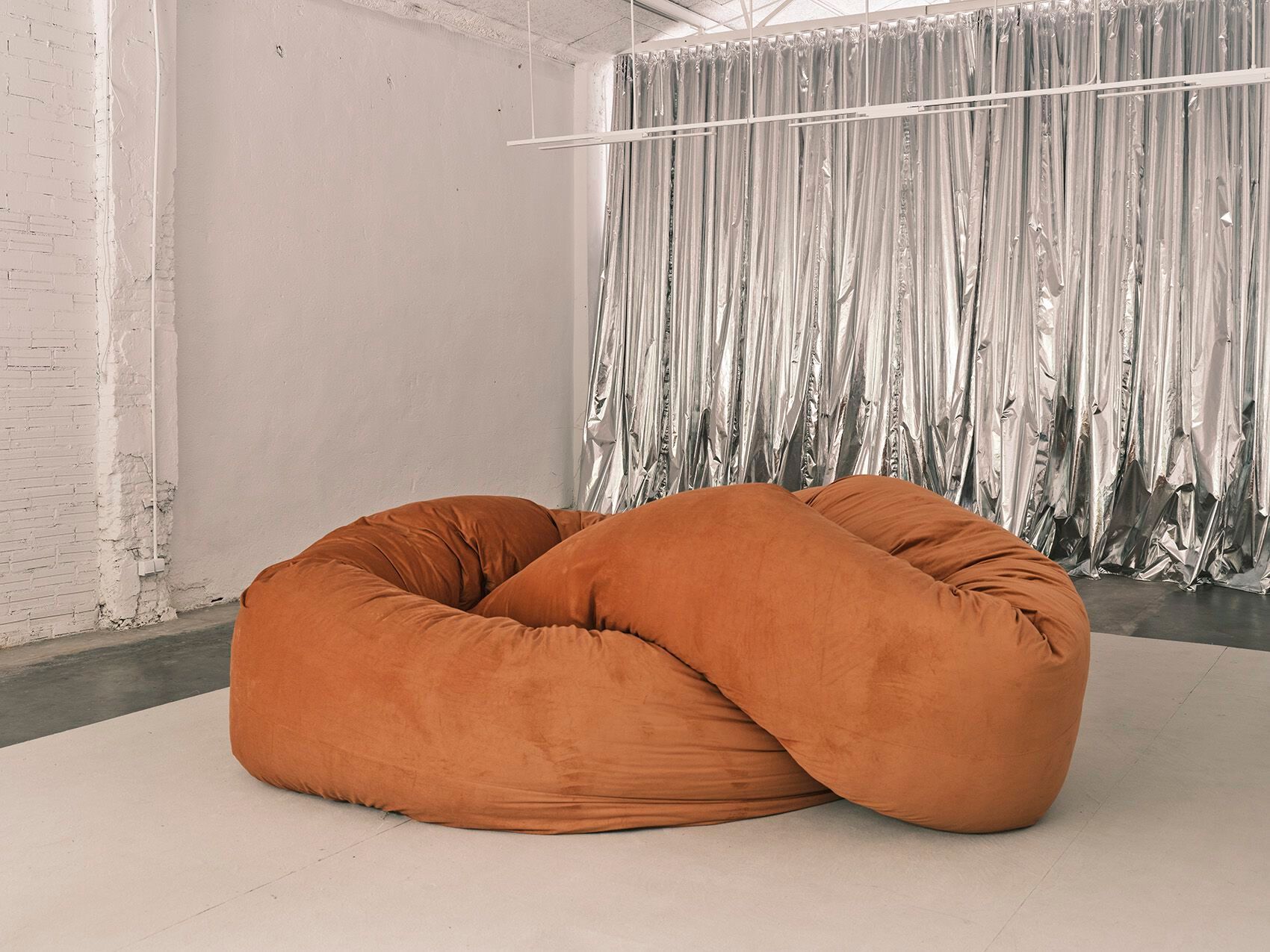 Трансформируемый диван из полиэфирного волокна BD Barcelona SAUSAGE ARCH-00022982 - Вид №27