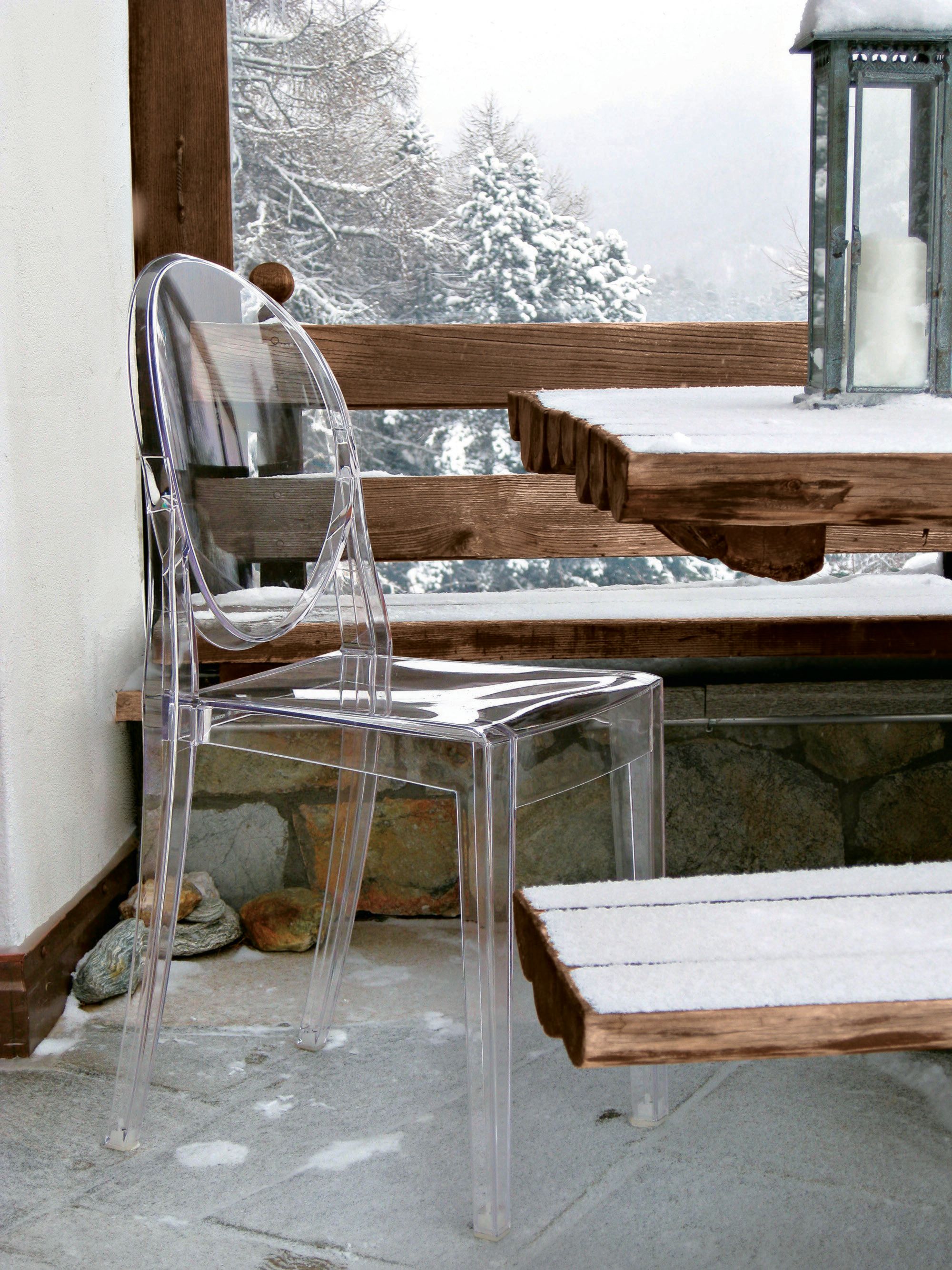 Поликарбонат медальон стул Kartell призрак ARCH-00087551 - Вид №8