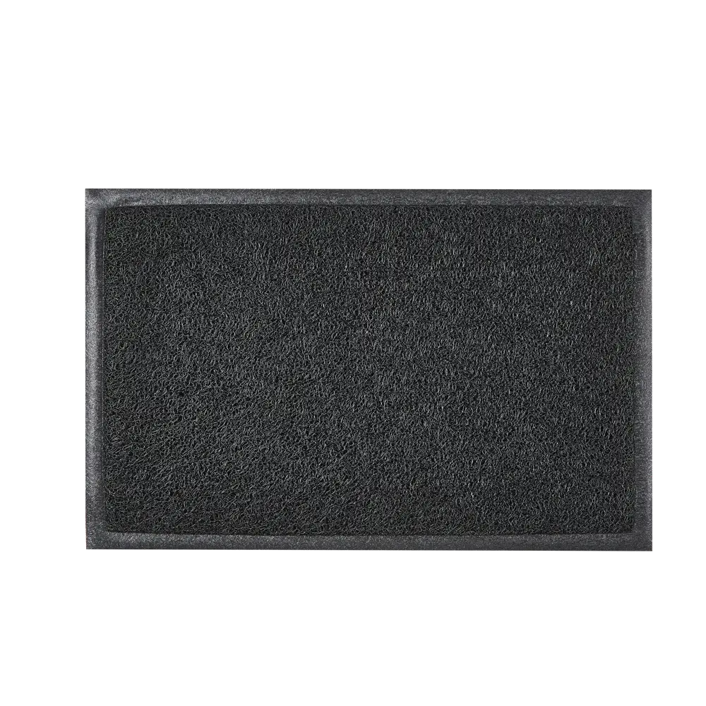 Коврик Vinyl Diamond 60x90 см ПВХ на виниле цвет чёрный 82386006 STLM-2100500 INSPIRE 