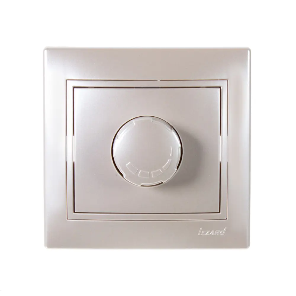 Диммер Lezard Mira, 800 Вт, с вставкой, жемчужно-цвет белый металлик STLM-2024309