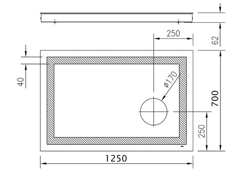 Зеркало со встроенным настенным освещением Spekkio Star LED ARCH-00141526 - Вид №2