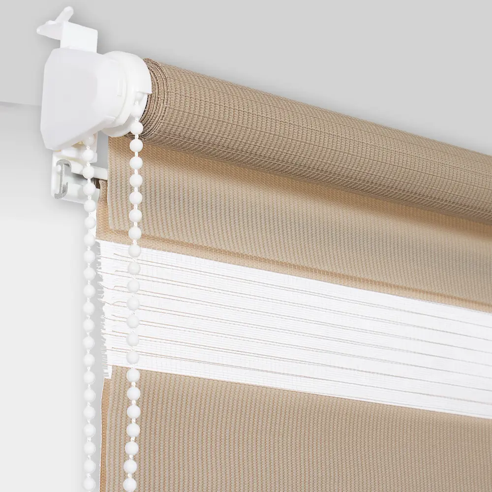 Штора рулонная день-ночь Inspire 180х175 см бежевая STLM-2151809 - Вид №2